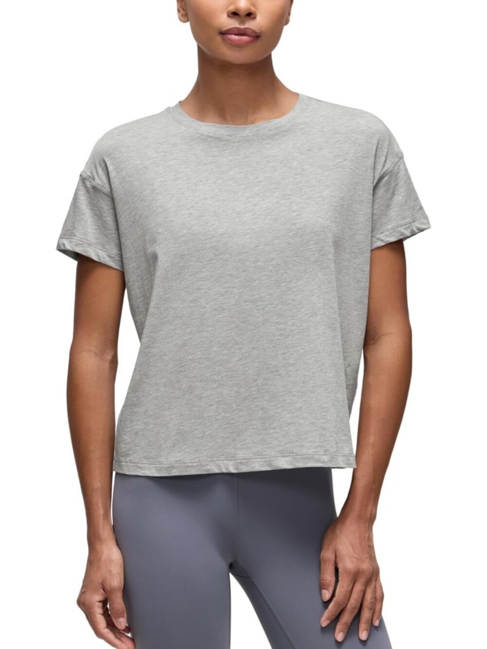 Soft Pima Cotton Crewneck Shirt - Hip Length, Casual Style, Perfect for Everyday